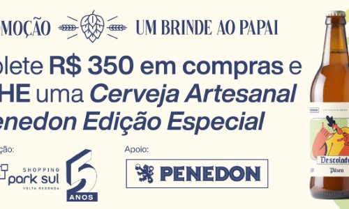 Promoção do Shopping Park Sul Distribui Cervejas Artesanais aos clientes